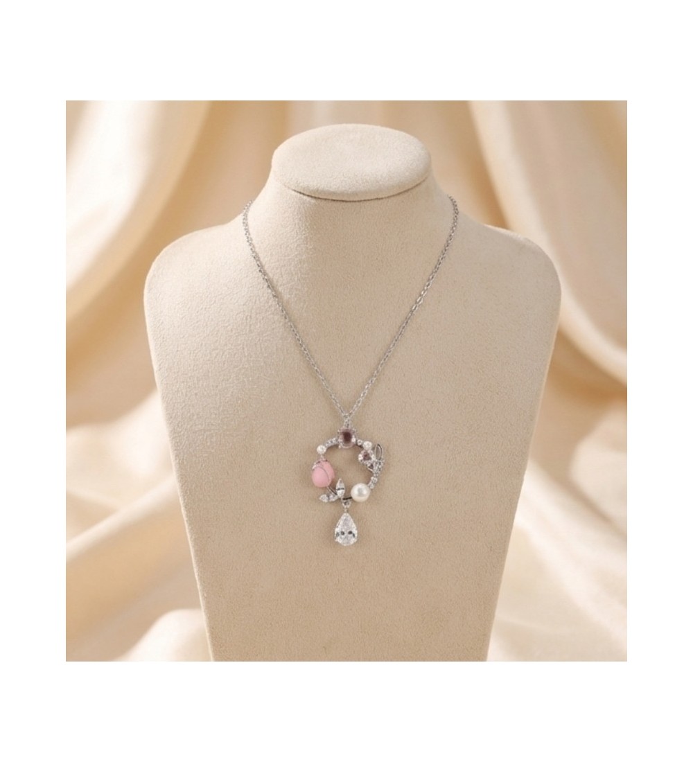 Blossom Charm Necklace – Silver & Rose Gold Variants
