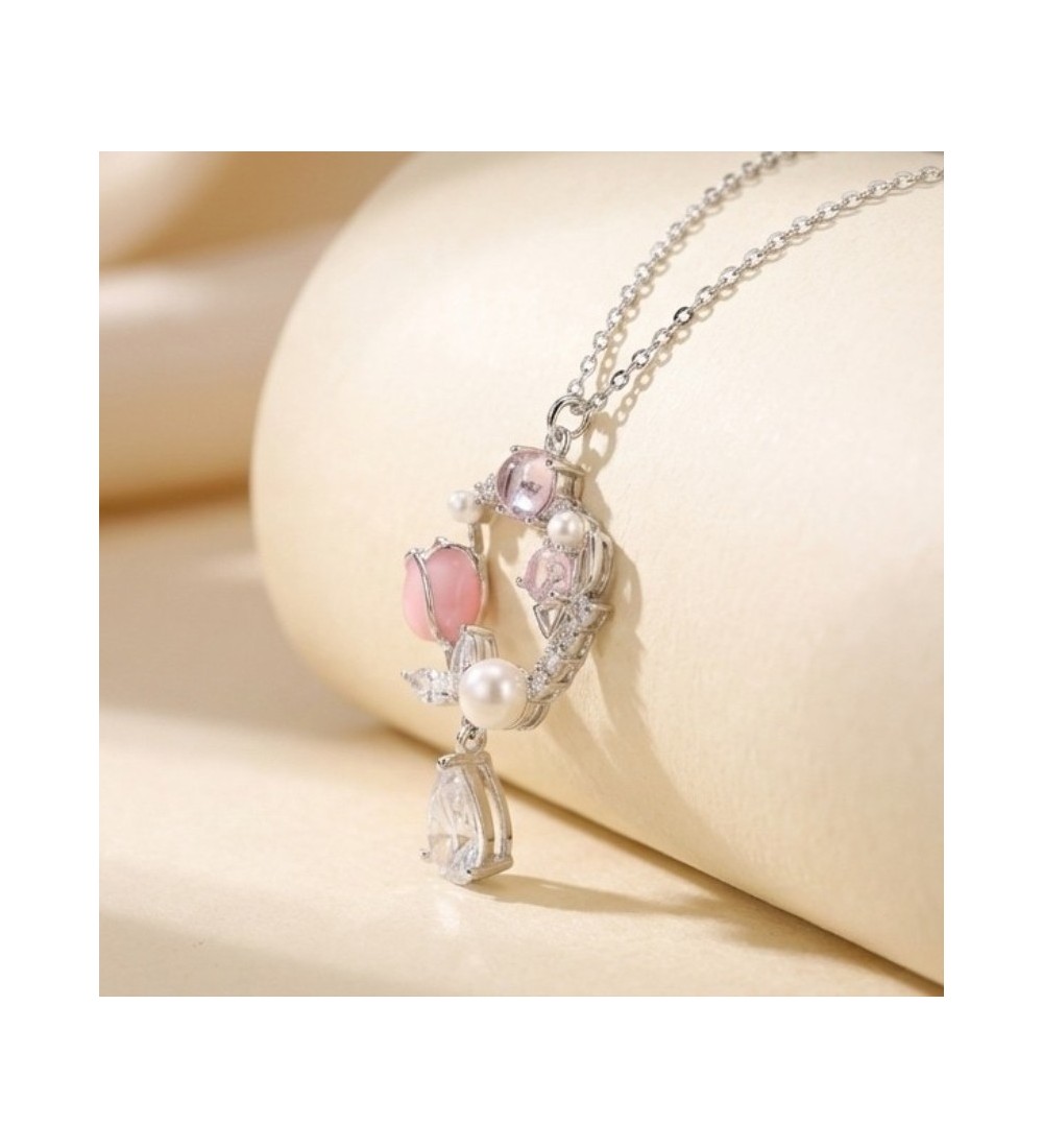 Blossom Charm Necklace – Silver & Rose Gold Variants