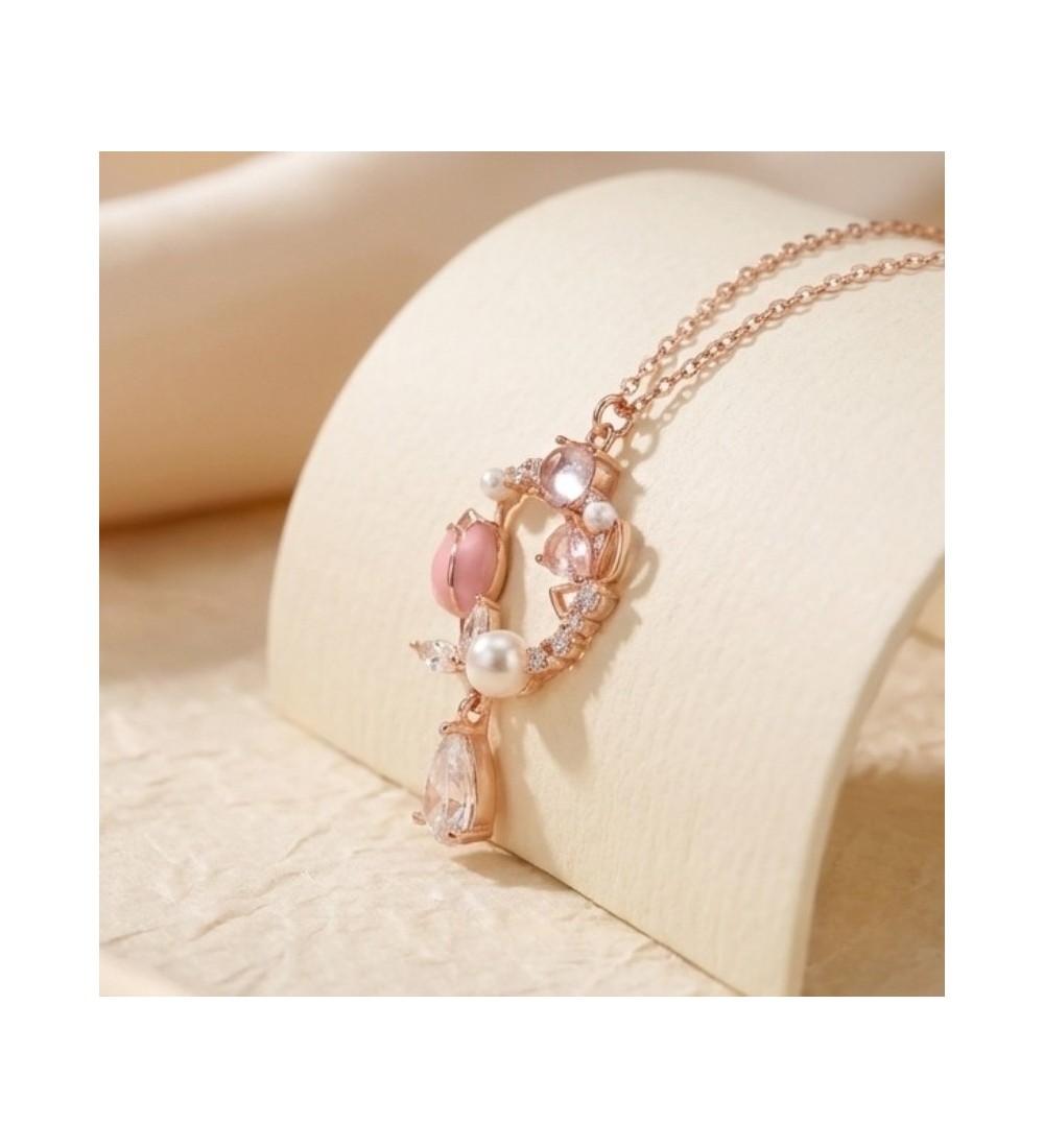 Blossom Charm Necklace – Silver & Rose Gold Variants