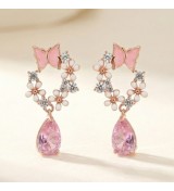 Enchanted Butterfly Drop Earrings